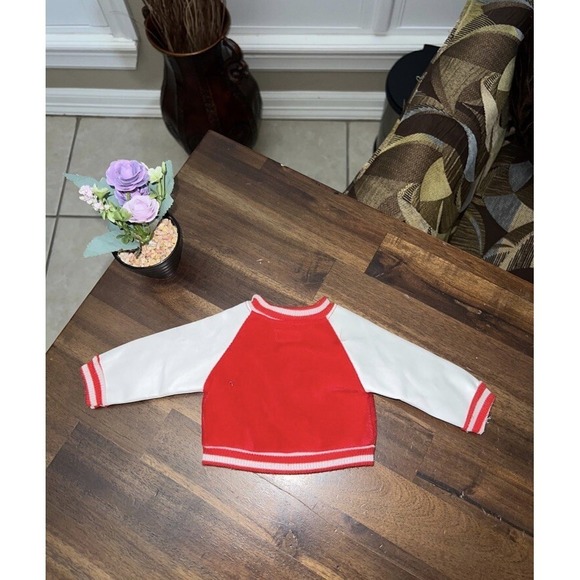 Our Generation Jacket Girl Doll Dolly Clothing, Letterman's  Coat RED by Battat - Picture 2 of 4